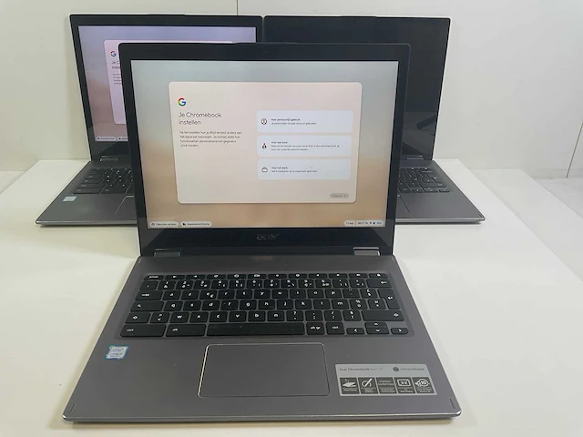 Acer spin 13.5”, core(tm) i5 8th gen, 8 gb ram, 64 gb ssd chromebooks (3x) - afbeelding 22 van  23