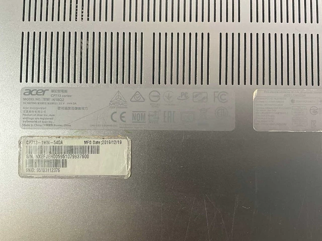 Acer spin 13.5”, core(tm) i5 8th gen, 8 gb ram, 64 gb ssd chromebooks (3x) - afbeelding 15 van  23