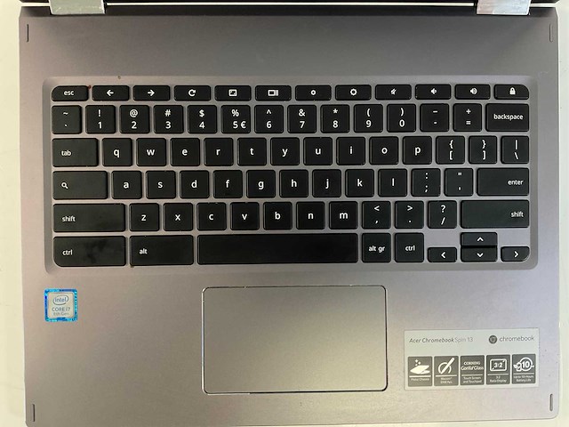 Acer spin 13.5”, core(tm) i7 8th gen, 8 gb ram, 128 gb ssd chromebooks (5x) - afbeelding 15 van  16