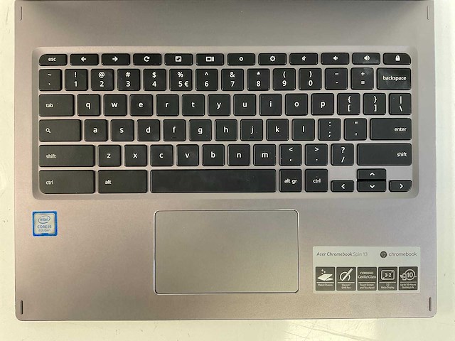 Acer spin 13.5”, core(tm) i7 8th gen, 8 gb ram, 128 gb ssd chromebooks (5x) - afbeelding 16 van  16