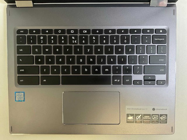 Acer spin cp713 13.5”, core(tm) i5 8th gen, 8 gb ram, 64 gb ssd chromebooks (5x) - afbeelding 10 van  13