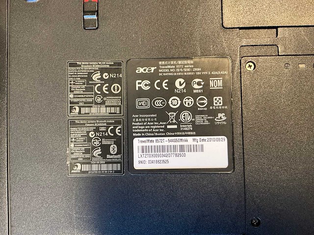 Acer travelmate 8572t desktop - afbeelding 7 van  8