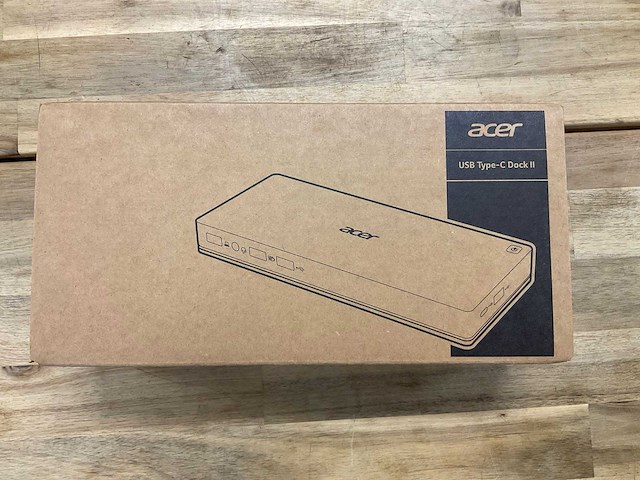 Acer usb-type c dock ii dockingstation - afbeelding 1 van  2