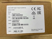 Acer usb type-c dock ii dockingstation - afbeelding 3 van  3
