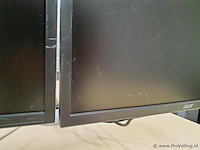 Acer v6 breedbeeld monitoren v226hql um.wv6ee.b04 (2 stuks) met statief en draagarmen - afbeelding 9 van  11