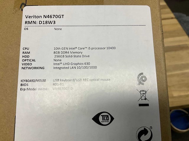 Acer veriton n4670gt mini pc - afbeelding 4 van  5