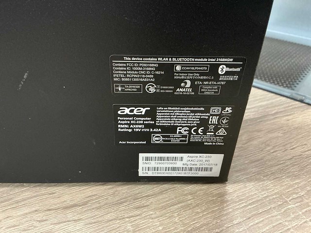 Acer xc-230 desktop - afbeelding 5 van  6