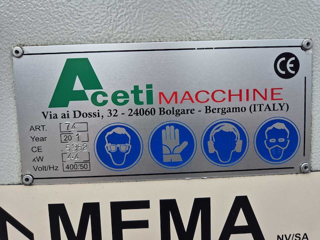 Aceti - borstelmachine - afbeelding 8 van  19