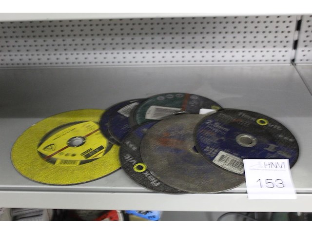 Acht diverse slijpschijven - afbeelding 1 van  2