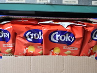 Acht dozen croky chips naturel. 20x 40 gram per doos. tht 6-26. - afbeelding 3 van  3