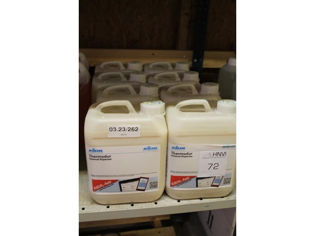 Acht jerrycans a 5l universele dispersie kiehl thermodur. - afbeelding 2 van  3