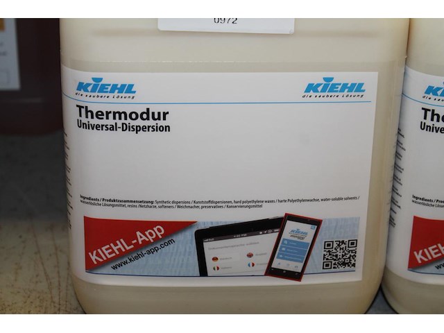 Acht jerrycans a 5l universele dispersie kiehl thermodur. - afbeelding 3 van  3