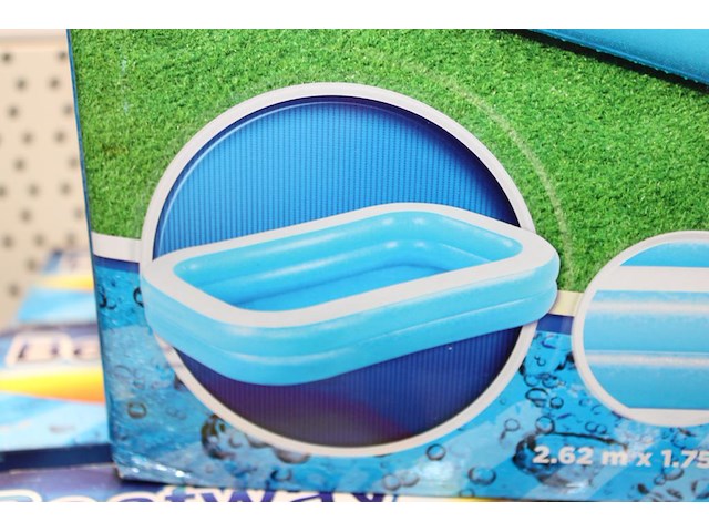 Acht maal opblaaszwembad bestway, afm. 262 cm x 175 cm x 51 cm. - afbeelding 3 van  3