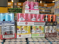 Acht verpakkingen mixdranken w.o. bacardi, malibu, passoa en captain morgan. tht vnl. 2026. totaal 108 blik... - afbeelding 1 van  1