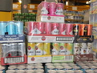 Acht verpakkingen mixdranken w.o. bacardi, malibu, passoa en captain morgan. tht vnl. 2026. totaal 108 blik... - afbeelding 1 van  1