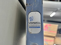 Achterdeur / garagedeur, verweij houttechniek, blauw - afbeelding 6 van  6