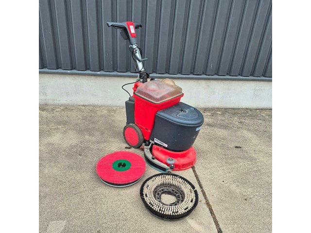 Achterloop schrob- zuigmachine, cleanfix, ra 395 ibc, rood, 2019 - afbeelding 4 van  5