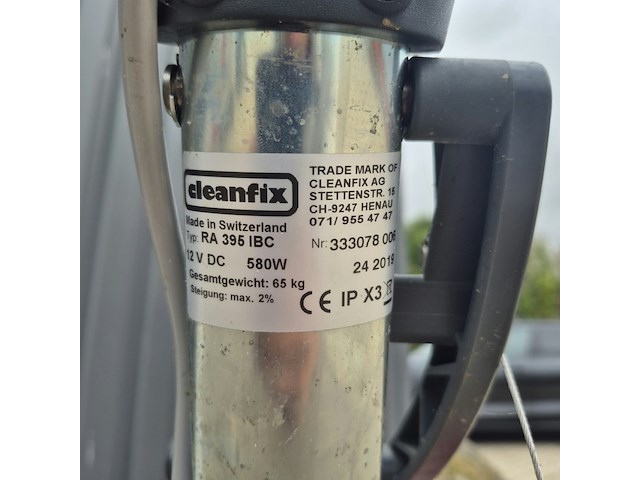 Achterloop schrob- zuigmachine, cleanfix, ra 395 ibc, rood, 2019 - afbeelding 5 van  5