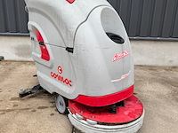 Achterloop schrob- zuigmachine, comac, abila 50bt, grijs/rood - afbeelding 2 van  6