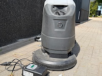 Achterloop schrob- zuigmachine, kremer, scrubber kr-fl50a, grijs, nieuwe batterijen - afbeelding 2 van  9