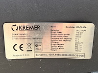 Achterloop schrob- zuigmachine, kremer, scrubber kr-fl50a, grijs, nieuwe batterijen - afbeelding 6 van  9