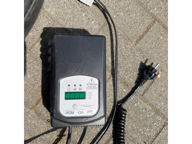 Achterloop schrob- zuigmachine, kremer, scrubber kr-fl50a, grijs, nieuwe batterijen - afbeelding 7 van  9