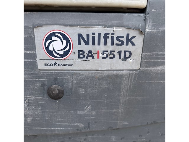 Achterloop schrob- zuigmachine, nilfisk, ba 551d, grijs - afbeelding 5 van  7