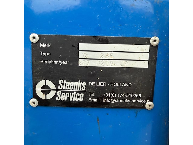Achterloop schrob- zuigmachine, steenks service, stefix 75, blauw/grijs - afbeelding 6 van  6