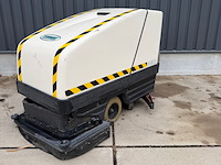 Achterloop schrob- zuigmachine, tennant, 480, wit/zwart