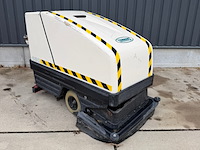 Achterloop schrob- zuigmachine, tennant, 480, wit/zwart - afbeelding 2 van  8