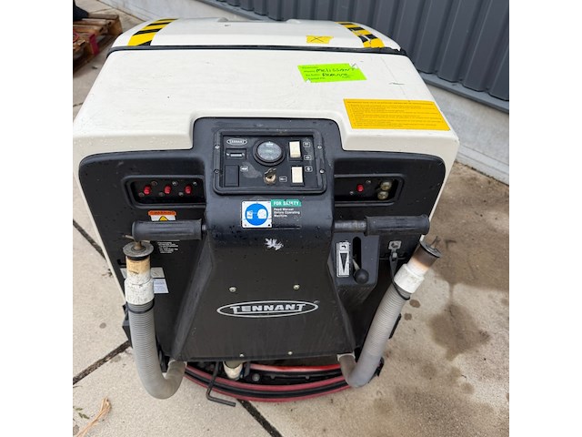 Achterloop schrob- zuigmachine, tennant, 480, wit/zwart - afbeelding 6 van  8