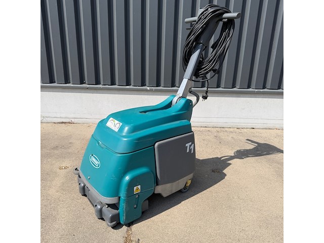 Achterloop schrob- zuigmachine, tennant, t1, groen, lage urenstand, kabel 220v - afbeelding 1 van  6