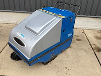 Achterloop veeg- zuigmachine, steenks service, stefix 75, blauw/grijs - afbeelding 2 van  6