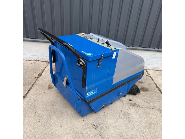 Achterloop veeg- zuigmachine, steenks service, stefix 75, blauw/grijs - afbeelding 3 van  6