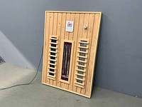Achterwand infrarood sauna 143,5 x 103,5 cm