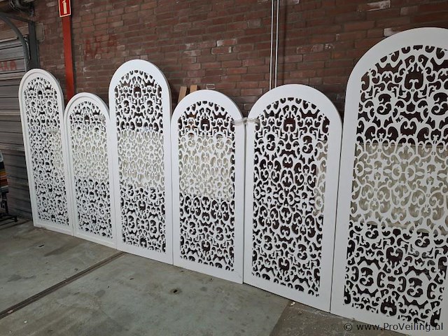 Achterwand paneel - ca. 80x3x210 cm - ca. 17 stuks - afbeelding 1 van  6