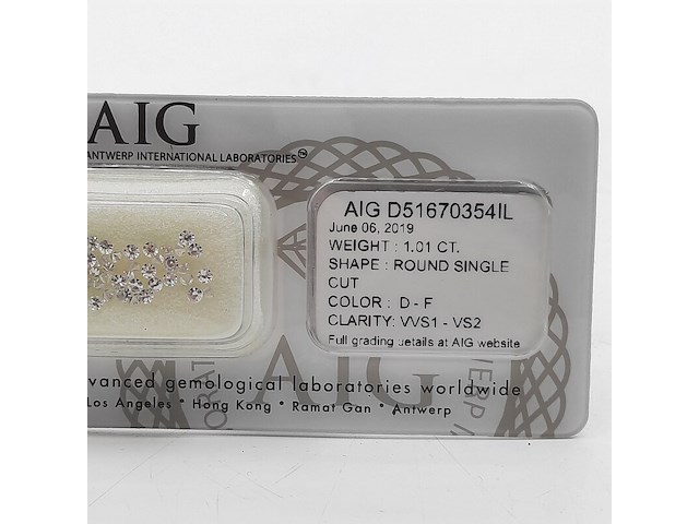 Achtkant geslepen diamanten, totaal 1,01 karaats (vvs-vs) - afbeelding 3 van  8