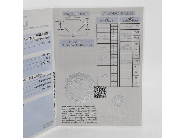Achtkant geslepen diamanten, totaal 1,01 karaats (vvs-vs) - afbeelding 7 van  8