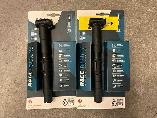 Acid hybrid hp fietspomp (2x) - afbeelding 1 van  2