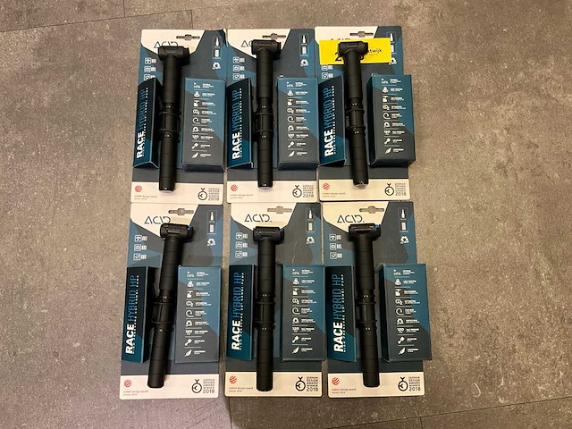 Acid hybrid hp fietspomp (6x) - afbeelding 1 van  2