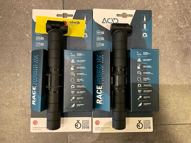 Acid hybrid hv fietspomp (2x) - afbeelding 1 van  2