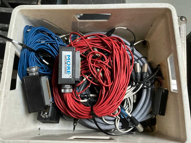 Ackermann fx spinner audio kabel (4x) - afbeelding 1 van  3