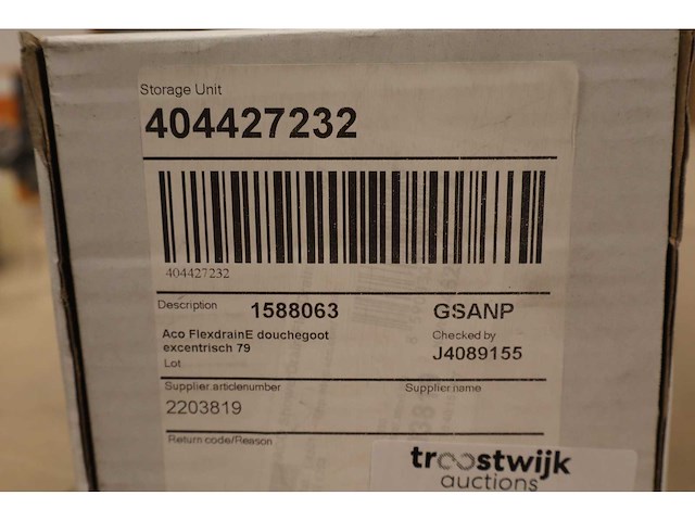 Aco - flexdrain e excentrisch - - douchegoot - afbeelding 6 van  6
