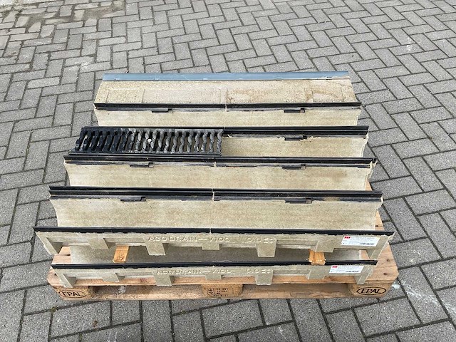 Aco drain multiline rinne v100 afvoergoten (11x) - afbeelding 2 van  7