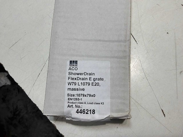 Aco flexdrain e rooster voor douchegoot 109 cm rvs - afbeelding 8 van  9