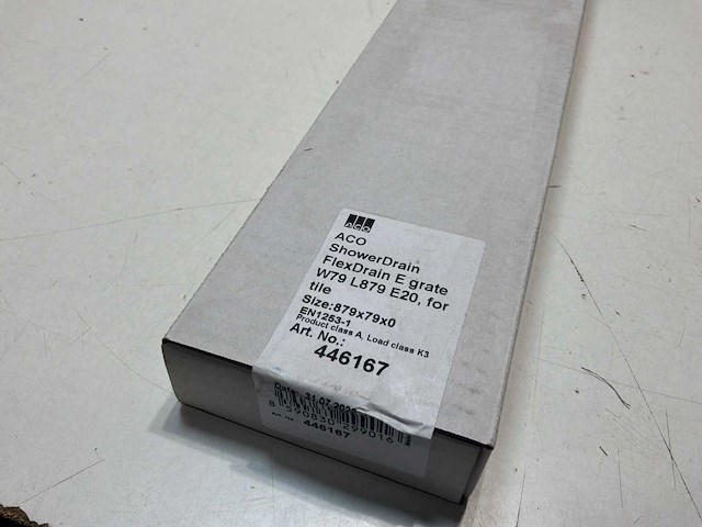 Aco flexdrain e tegelrooster voor douchegoot 90 cm rvs - afbeelding 2 van  3