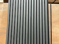 Acoustic panel black oak 23nm11068 wanddecoratie - afbeelding 2 van  4
