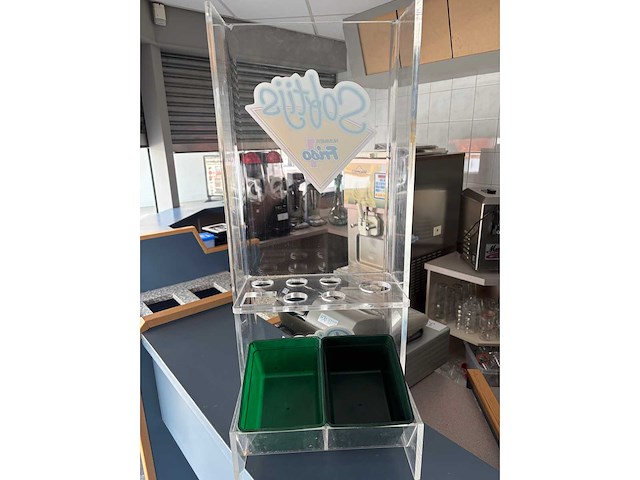 Acryl display kast voor ijshoorns en toppings - afbeelding 3 van  4