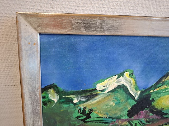 Acryl, maya wildevuur (1944-2023), nepal, 2003 - afbeelding 2 van  7