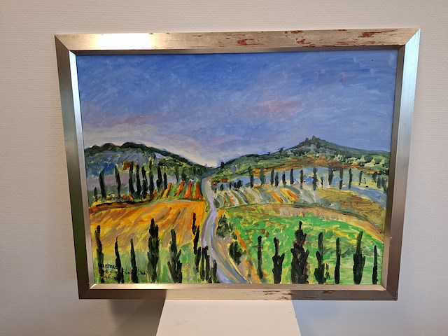 Acryl, maya wildevuur (1944-2023), toscane / italie, 2008 - afbeelding 1 van  9